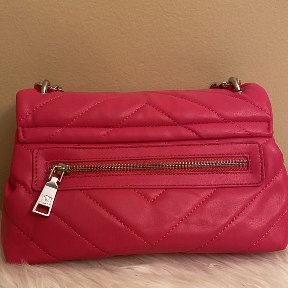 NWT Badgley Mischka Quilted Bag w /letter lock closure - Picture 8 of 12